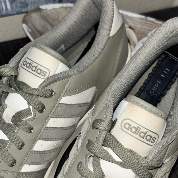 Adidas Break Start in Silver Pebble / Chalk White Mens SZ 11 - Picture 8 of 13